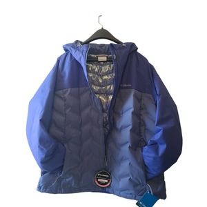 NWT Columbia Blue Grand Trek Down Jacket - 1x